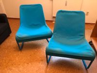 Zwei Ikea Loksta Sessel blau türkis Schwingstühle Bayern - Pullach Vorschau