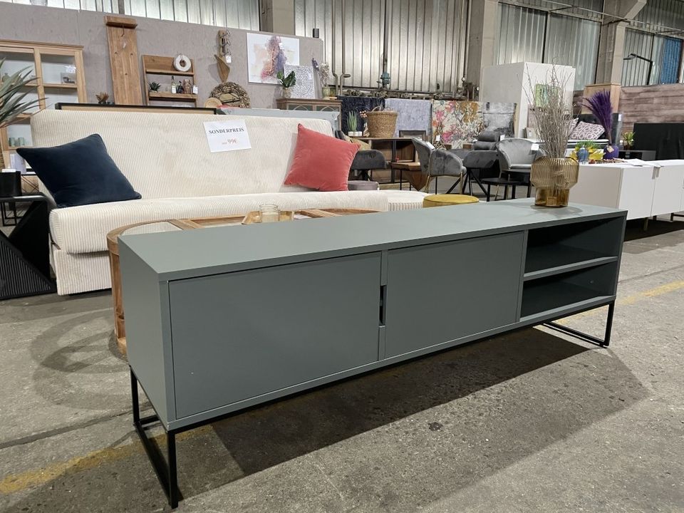 0x neues Lowboard tenzo Kommode Sideboard grün matt schwarz in Brandenburg an der Havel