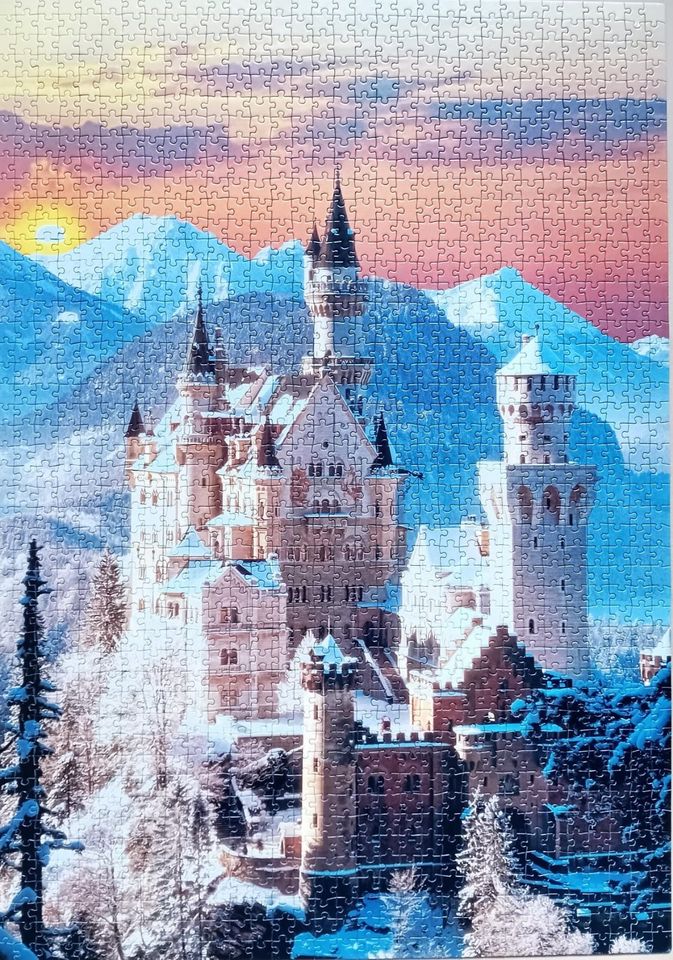 Puzzle, 1500 Teile, Neuschwanstein, Clementoni in Wustrow (Wendland)