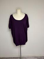 Bonprix bpc T-Shirt Gr.56/58 lila kurzarm Strickshirt Rundhals Hessen - Gernsheim  Vorschau