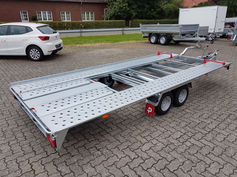 Pongratz L-AT 470 T-K 3,0t Autotransportanhänger kippbar in Lüdersfeld