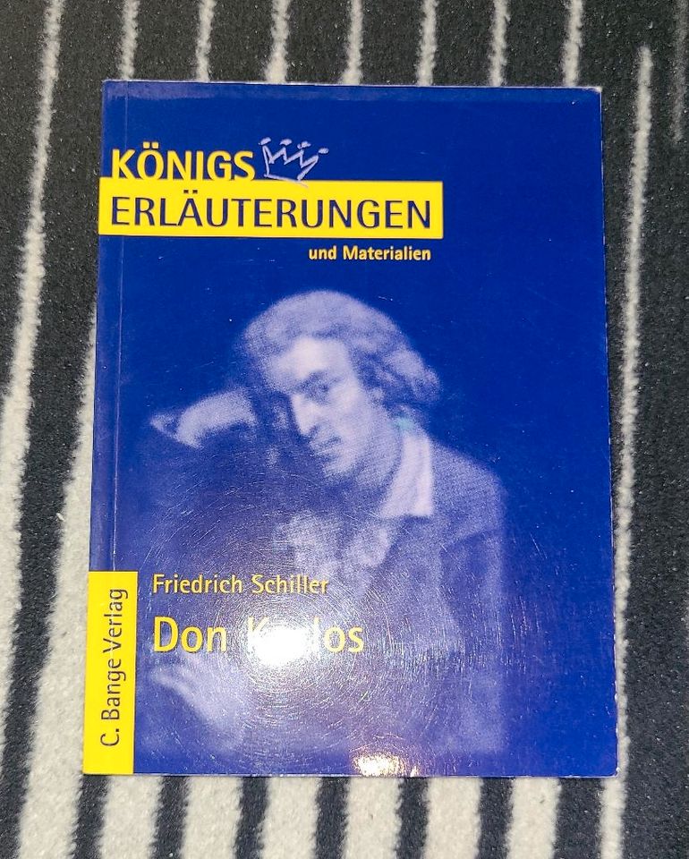 Don Carlos, Schiller - Buch und Lektüreschlüssel / Lektürehilfe in Dortmund