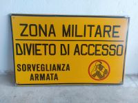 Blechschild Militär Krieg WWII Italien Retro Schild zu verkaufen Baden-Württemberg - Kusterdingen Vorschau