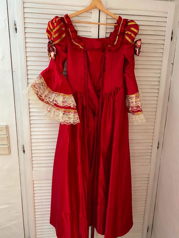 Faschingskostüm Viktorianisch inspiriertes Kleid, rot, NEU! in Thierhaupten