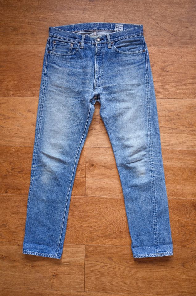 Orslow Jeans 107 Ivy Fit Two Year Wash Selvedge Denim Japan in Windsbach