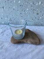 Deko Stein mit Glas für Teelicht Nordrhein-Westfalen - Düren Vorschau