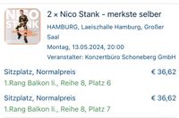 Nico Stank 2 Tickets / 13.05.24 zum Originalpreis abzugeben Hamburg-Mitte - Hamburg Neustadt Vorschau