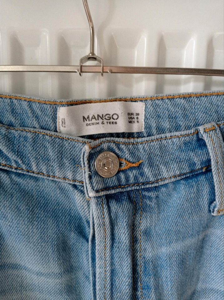 Mango Jeanshose Größe 38, Fransen, Hose in Göppingen