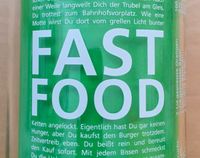 ◉True Fruits Flasche *FAST FOOD* 750ml transparent● Schleswig-Holstein - Barkelsby Vorschau