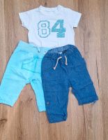 Baby Boy 80 H&M Leinenhose Sommer Set Paket Shirt Junge Bayern - Kronach Vorschau