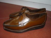 Vintage Leder Schnürschuhe Schuhe rahmengenäht? Rockabilly ca 37 Bayern - Postmünster Vorschau