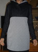 Damenkleid Winterkleid, Hoodie mit Kapuze, Größe 40 schwarz weiß Thüringen - Bad Sulza Vorschau