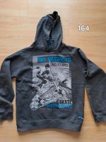 Skater Hoodie Gr. 164 grau Bayern - Wittislingen Vorschau