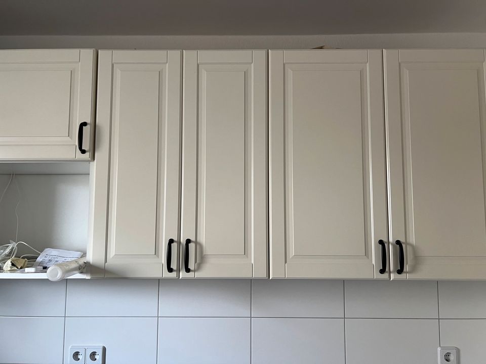 METOD Küche, weiß, Oberschränke, Bodbyn Fronten in Köthen (Anhalt)