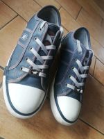 Mustang Jeansblau Sneaker Gr. 39 Leder Nordrhein-Westfalen - Gronau (Westfalen) Vorschau