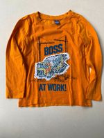 Shirt Langarm Gr. 104 orange, LKW, Wendepailletten Bayern - Waldbüttelbrunn Vorschau