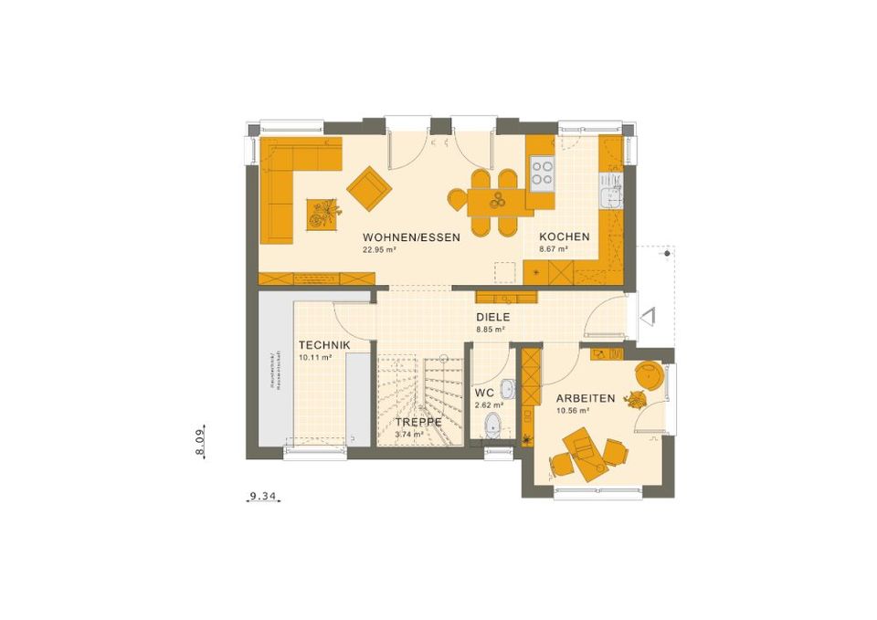 Schickes Einfamilienhaus mit PV, Speicher und Walmdach in Hamburg