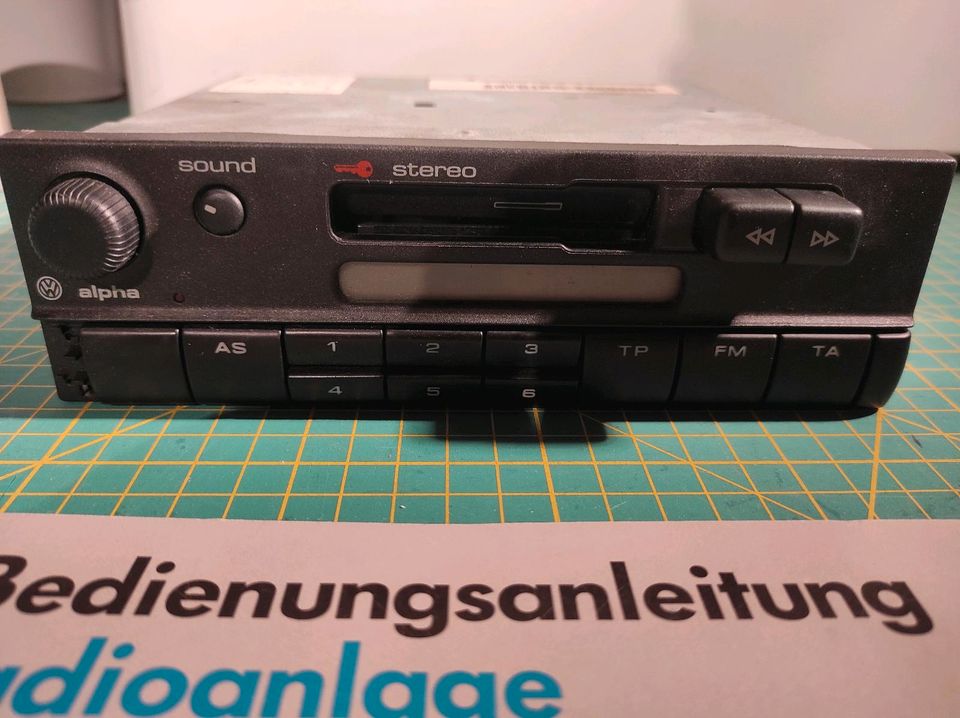 Blaupunkt VW Alpha CC Autoradio inkl. Bedienungsanleitung in Bornheim