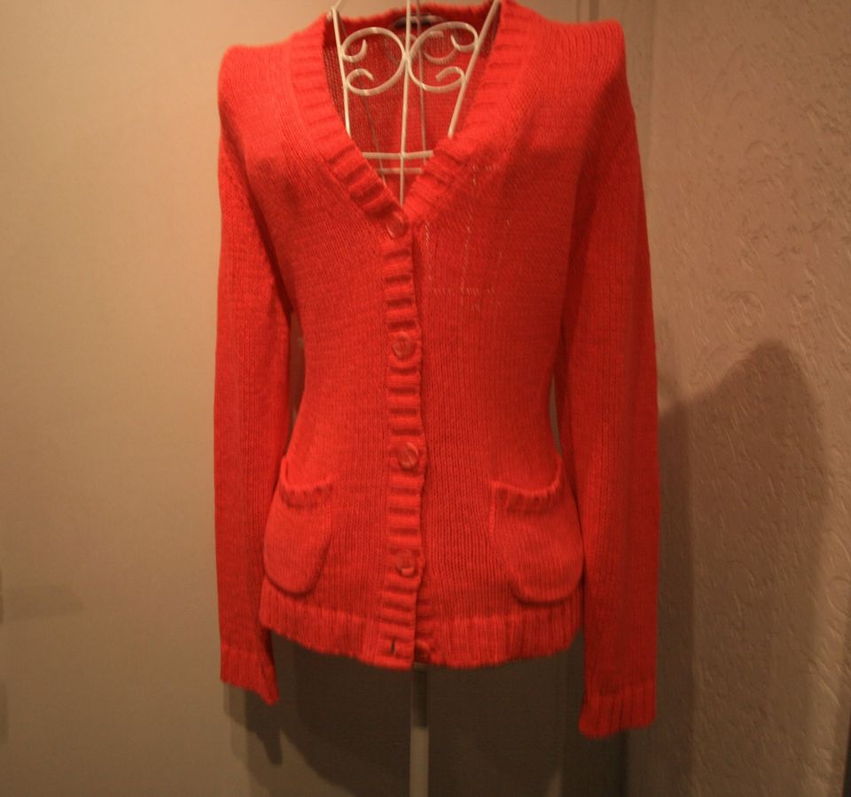 Strickjacke Jacke Gerry Weber Gr. L 42 coral in Kaub