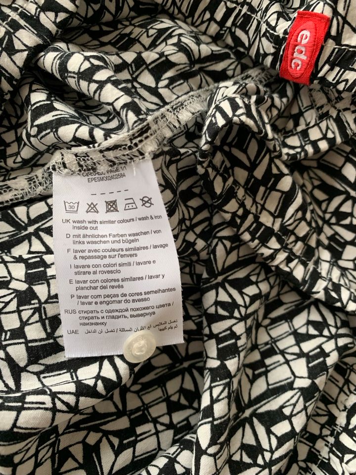 Schlupfbluse edc by Esprit, Gr M (36), schwarz-weiß in Kassel