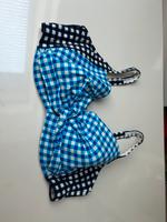 Weiß blau kariertes Bikini Oberteil Feldmoching-Hasenbergl - Feldmoching Vorschau