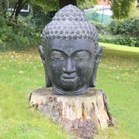 Buddha Kopf Figur Skulptur Lavasand Stein Head Bali ca 70 cm Bochum - Bochum-Wattenscheid Vorschau