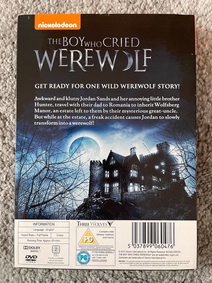 DVD The Boy who cried Werewolf in Mühltal 