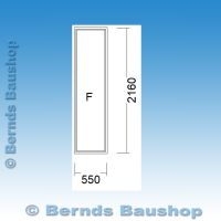 Festelement Seitenteil 55 x 216 weiß 3-fach Glas TA581 Mastercarre Brandenburg - Perleberg Vorschau