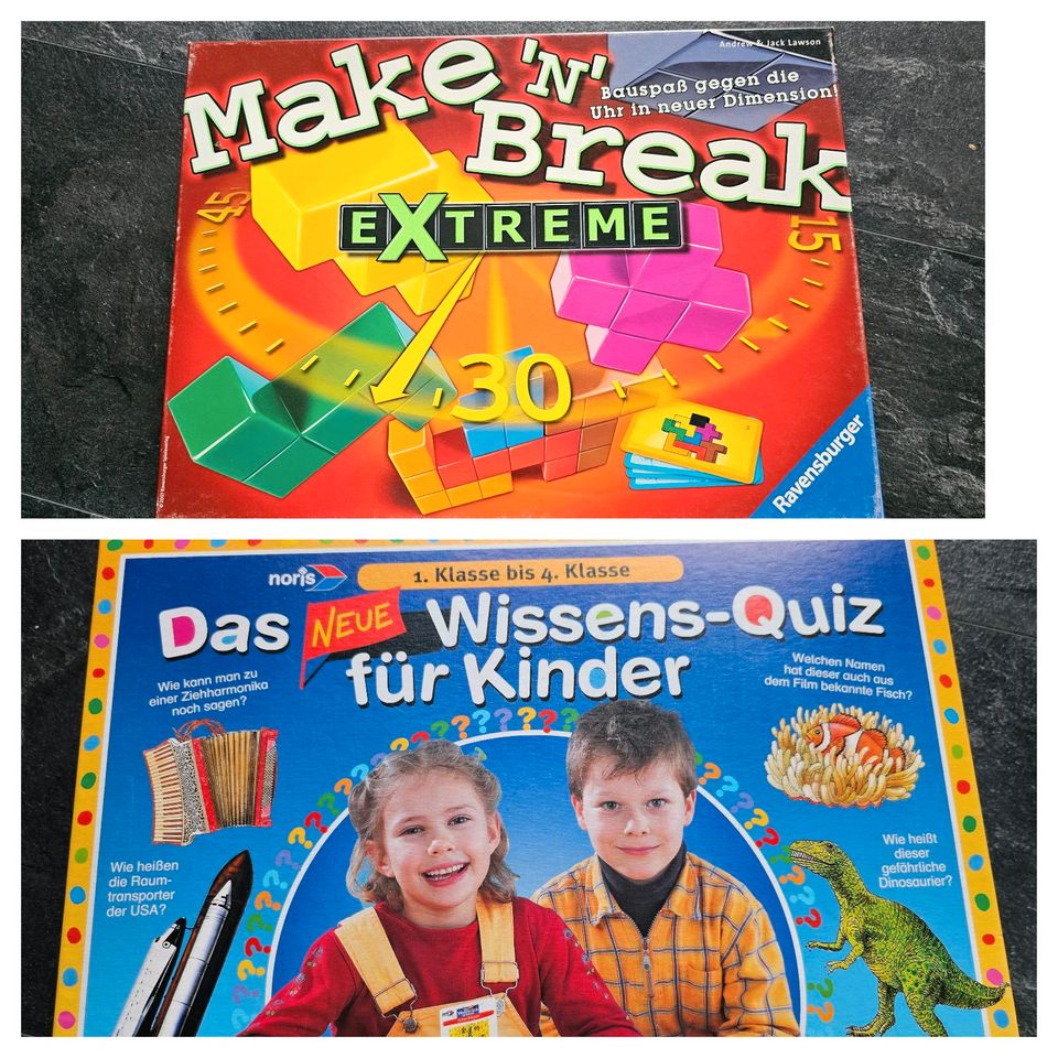Make 'N' Break EXTREME und Das Wissens-Quiz für Kinder in Tappenbeck
