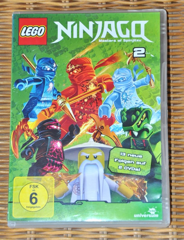 2x LEGO NINJAGO MASTERS OF SPINJITZU DVD STAFFEL 1 2 TV SERIE in Neustadt an der Weinstraße