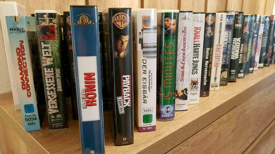 Alles Originale - VHS Video-Kassetten als Konvolut, OVP in Netzschkau