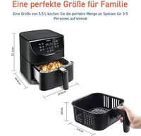 COSORI Heißluftfritteuse 5,5L XXL Friteuse Heissluft Neuwertig Nordrhein-Westfalen - Warburg Vorschau