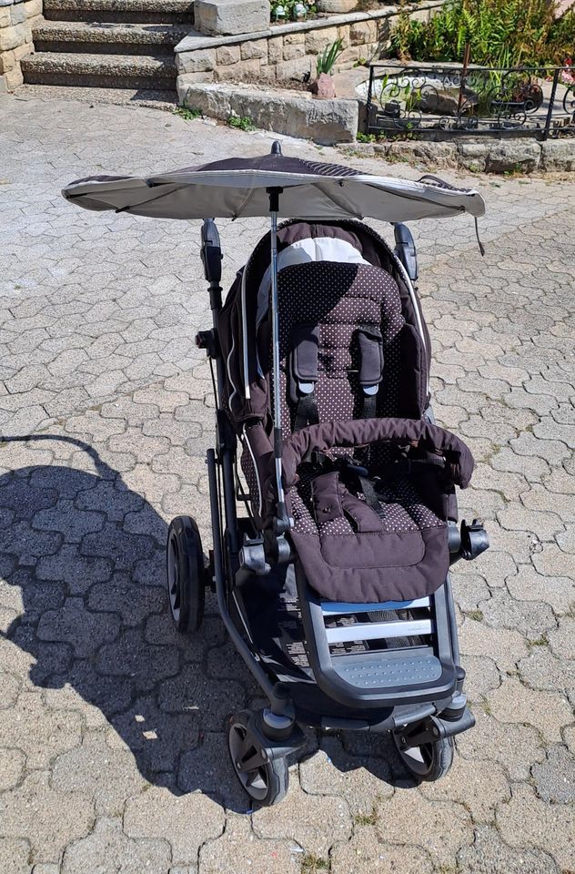 Kinderwagen Teutonia mit viel Zubehör in Rottenburg am Neckar