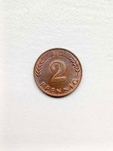 RRR !!! 2 PFENNIG - 1966 G - ABART !!! in Elmshorn