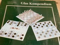 Gesellschaftsspiel Set aus Glas: Schach, Dame, Backgammon Sachsen - Naunhof Vorschau
