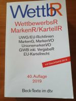 Gesetzesbuch "Wettbewerbs-, Marken-, Kartellrecht" Bayern - Gersthofen Vorschau
