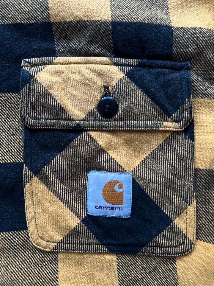 Carhartt WIP Holzfällerjacke - Gr. XL / gelb - neuwertig in Bielefeld