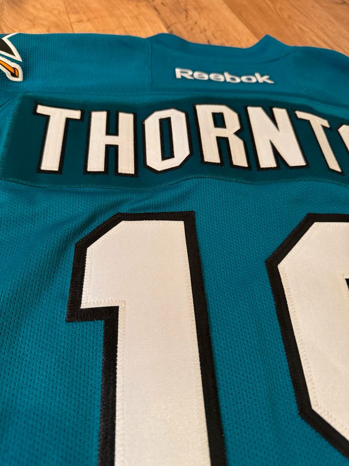 San José Sharks Trikot nhl jersey Reebok Joe Thornton in Halle