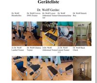 Dr. Wolff  13 Geräte aus Gesundheitsstudio, Physiotherapie Mecklenburg-Vorpommern - Züssow Vorschau