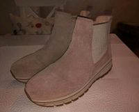 ❤️ Gabor Stiefelletten Schuh Wildleder 38 rosa pink creme Nordrhein-Westfalen - Neuss Vorschau