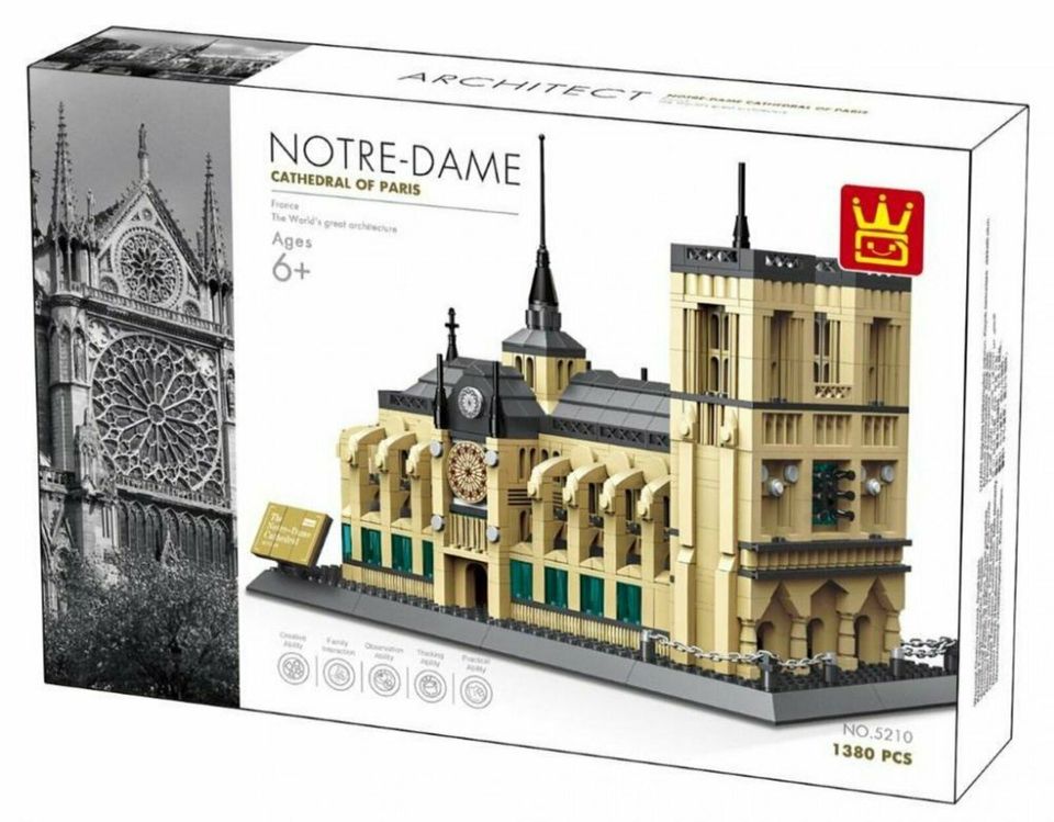 Wange Architecture: Kathedrale Notre Dame in Paris - Modell NEU in Hannover