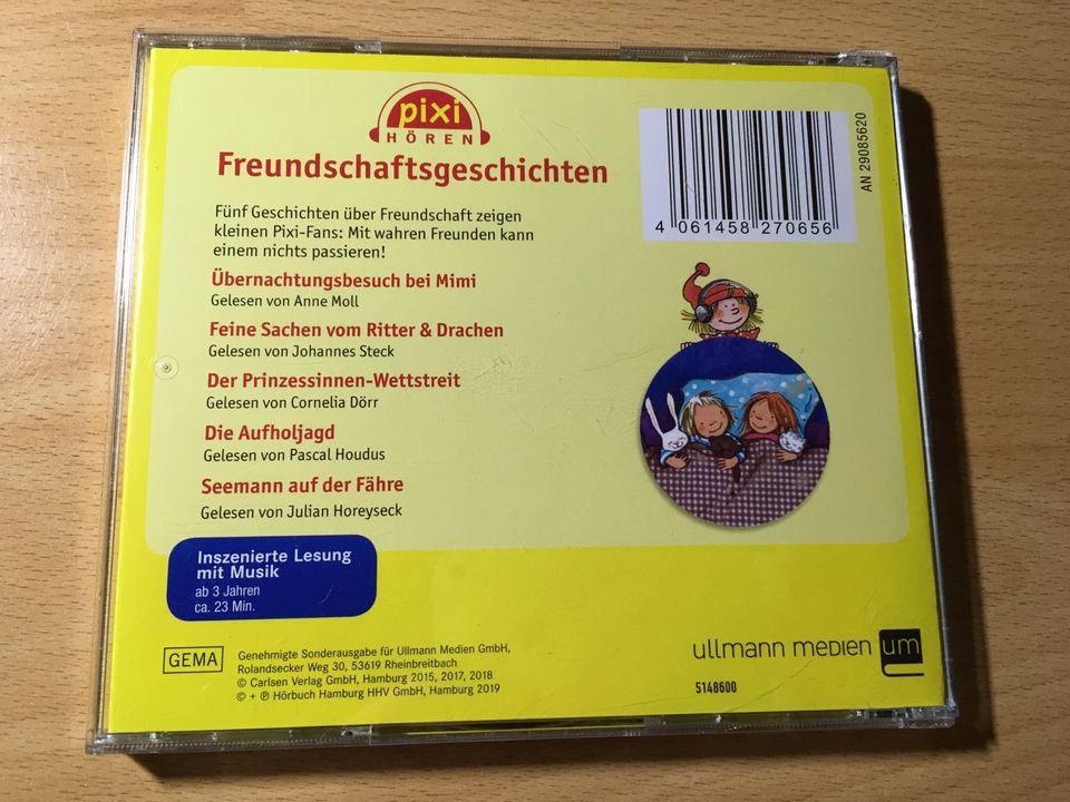 CD von Pixi Freundschaftsgeschichten Pixi Hören Geschichten in Aschaffenburg