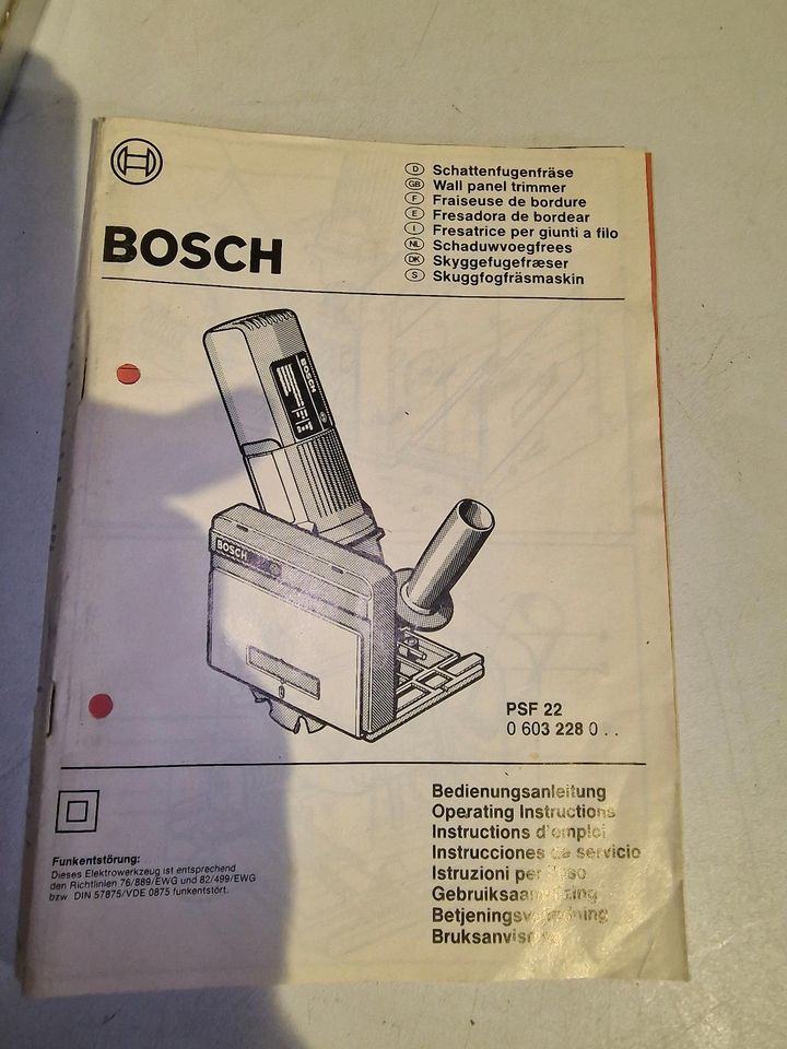 Bosch Schattenfugenfräse 10000 upm in Heinsberg