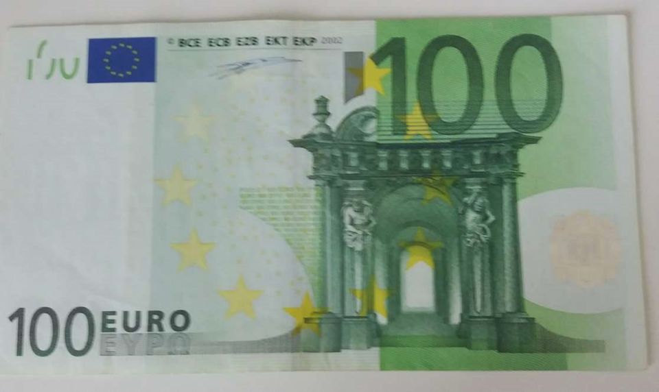 100,00 EURO SCHEIN-2002-X SERIE- SEHR SELTEN ! in Kaufbeuren