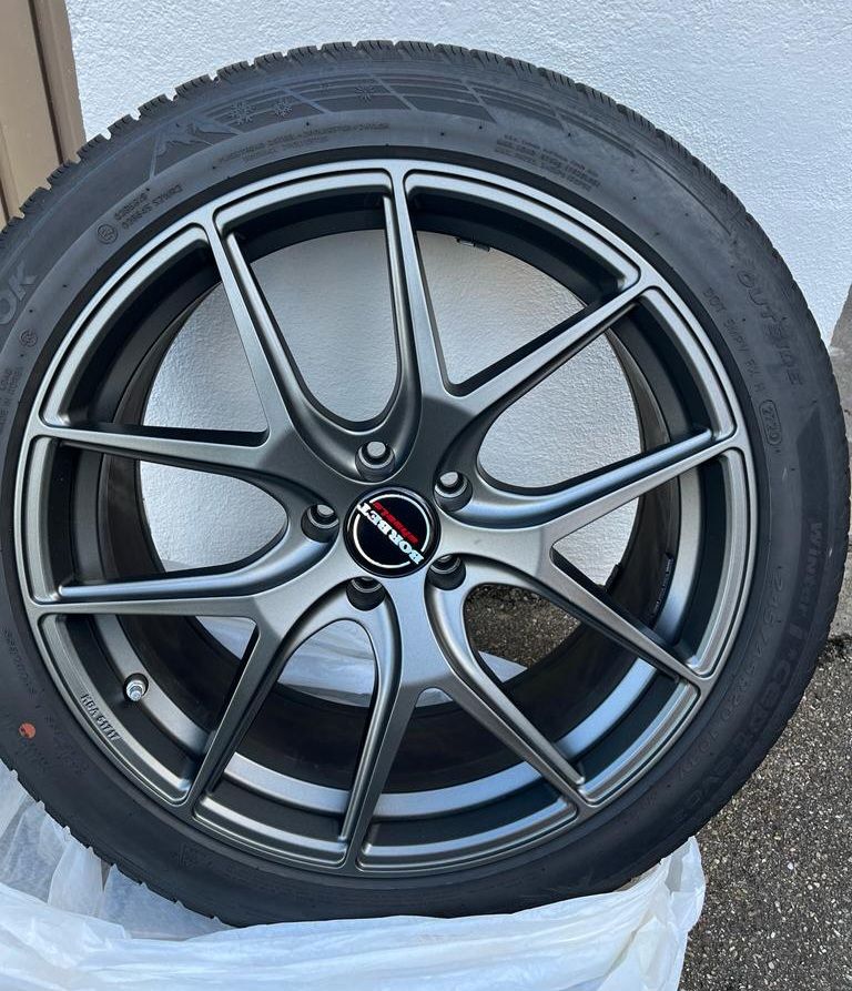 4 x BMW Borbet Alufelgen Hankook Winterreifen 245/45 R20 103V M+S in Stuttgart