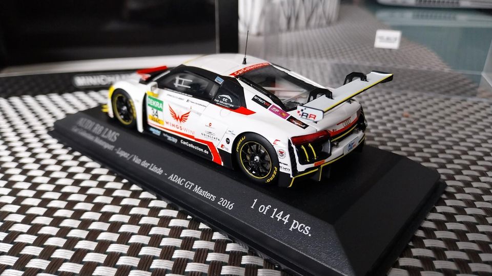 Car Collection Audi R8 LMS GT Masters 2016 1:43 Minichamps OVP in Walluf