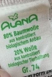 Alana Hose Baumwolle Wolle beige 74 in Sinzig