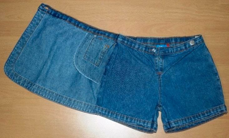 Sehr schöner Jeans Hosenrock Shorts von Topolino in Größe 104 in Katzow