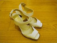 Sandalen creme/weiß, Absatz, Leder, Größe 38 Bayern - Stephanskirchen Vorschau