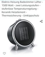 Retro Keramik-Heizlüfter, NP 50€, Retro-Design, 1.800 Watt Baden-Württemberg - Simmersfeld Vorschau